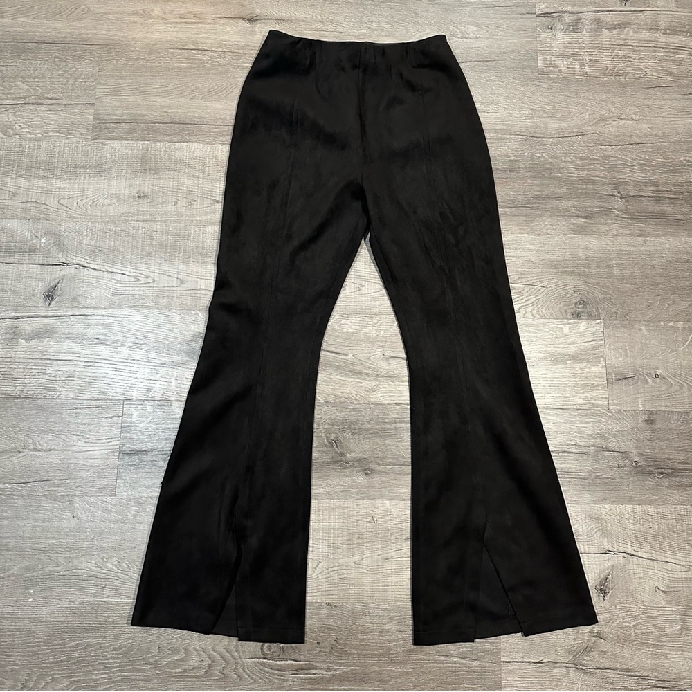 Free People Suede Flare Pants 28 NEW